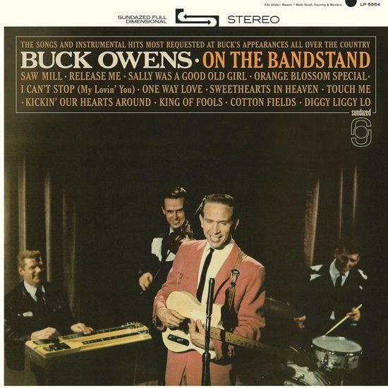 V2 Red Eye Owens Buck & His Buckaroos - On The Bandstand [LP] - Coloured Vinyl - Stereo