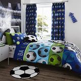 Catherine Lansfield Football Blue Dekbedovertrek 240 x 220 + 65 x 65 (2)