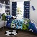 Catherine Lansfield Football Blue Dekbedovertrek 240 x 220 + 65 x 65 (2)