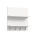 xonox.home X07A9622 Project X systeemmeubel garderobe paneel wandboard in wit hoogglans, ca. 52x52x15 cm