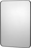 Vevor Rechthoekige Wandspiegel Make-Upspiegel 761x558x25mm Badkamerspiegel Zwart