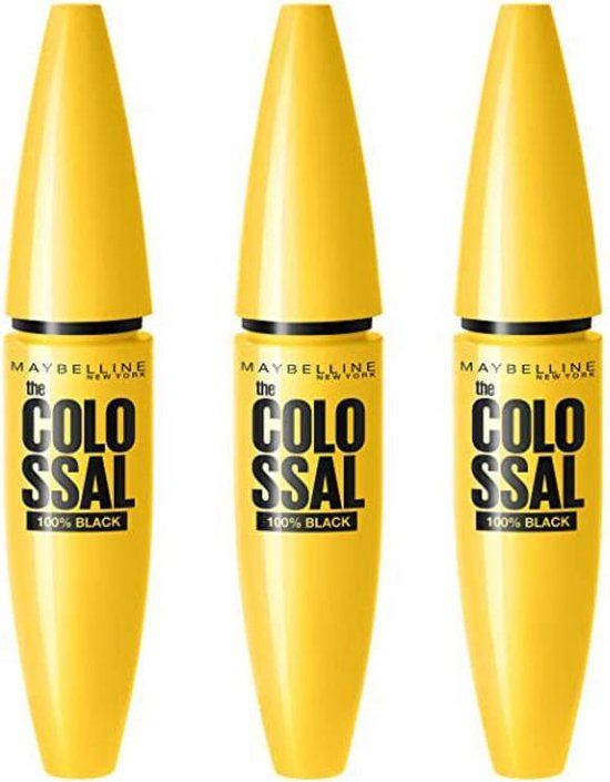 Maybelline New York The Colossal 100% Black Mascara - Black - 9ml