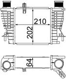 MAHLE Ladeluftkühler CI264000S