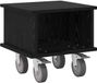vidaXL TV Stand 37 x 35 x 35 cm Black Oak Engineered Wood