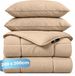 Slaapspeciaal Teddydekbed - Taupe - 200x200 cm