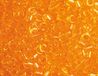 Japanse parels schat cilinder transparant oranje 1,8mm.11/0 100gr.