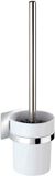 Wenko Toiletborstel En Houder Quadro Turbo-loc 35,5 Cm Rvs Zilver