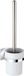 Wenko Toiletborstel En Houder Quadro Turbo-loc 35,5 Cm Rvs Zilver