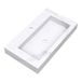 Saniclass Marbre artificiel Lavabo 80,6x45,7x10,5 Rectangulaire 1 trou de robinet 1 vasque Aspect marbre Blanc WT-AM801CG