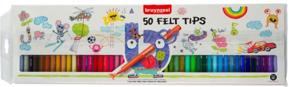 Bruynzeel Kids 50 viltstiften