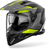 Airoh Bandit Tune Endurohelm - Zwart Matt/grijs/neon-geel - Maat S