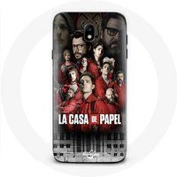 Maniacase Hoesje voor Samsung Galaxy j7 2017 La casa de papel Karakter poster Maniacase