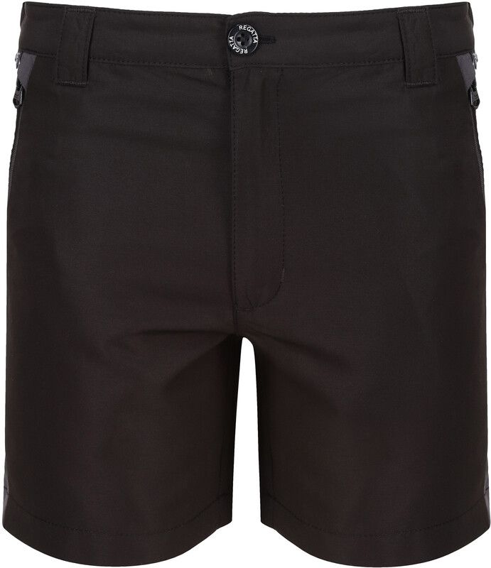 Regatta Sorcer Mountain III Shorts - Kinderen - Zwart/Grijs - 9-10Y (140)