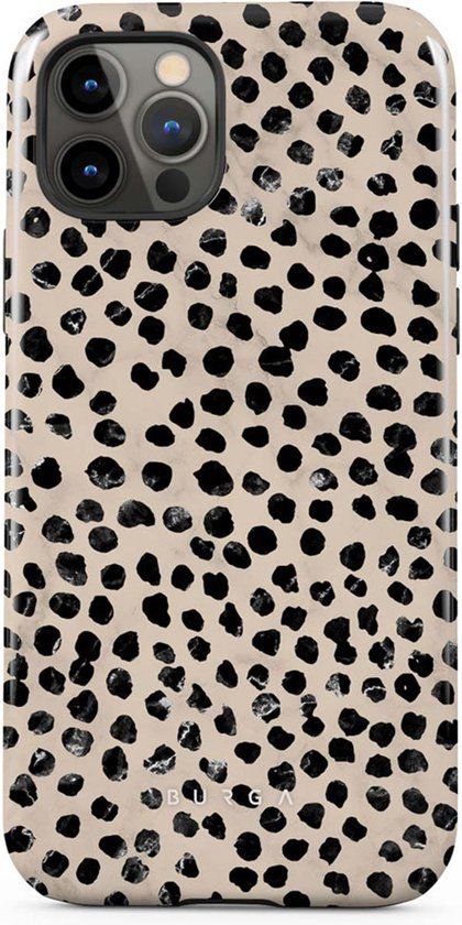 BURGA Telefoonhoesje voor iPhone 12 - MagSafe-compatibel - Schokbestendige Hardcase Hoesje - Almond Latte