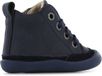Shoesme Bottillon bleu foncé - Chaussure à lacets enfant - Garçon - Bleu foncé - Cuir;Microcuir - Taille 20