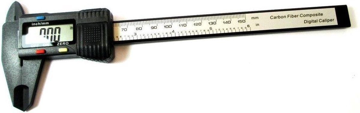 US.PRO tools by Bergen Digitale schuifmaat 150 mm - zwart