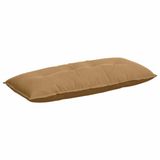 vidaXL Coussin de dossier Marron 120 x 50 cm Tissu velours côtelé