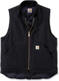 Carhartt Duck Vest Arctic Quilt Lined - Black - Men's XL