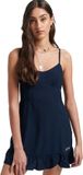 Superdry Vintage Minicami Jurk Dames Eclipse Navy