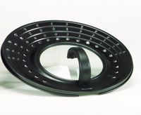 Karl Krüger Couvercle anti-éclaboussures avec verre, 31 cm