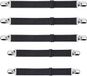 Ibenzoa® Pinces à nappe - Supports de nappe invisibles pour intérieur et extérieur, clips élastiques réglables 5 pièces