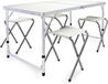 Merkloos / Sans marque Famanu Campingtafel met 4 Stoelen - 5-delige Picknickset