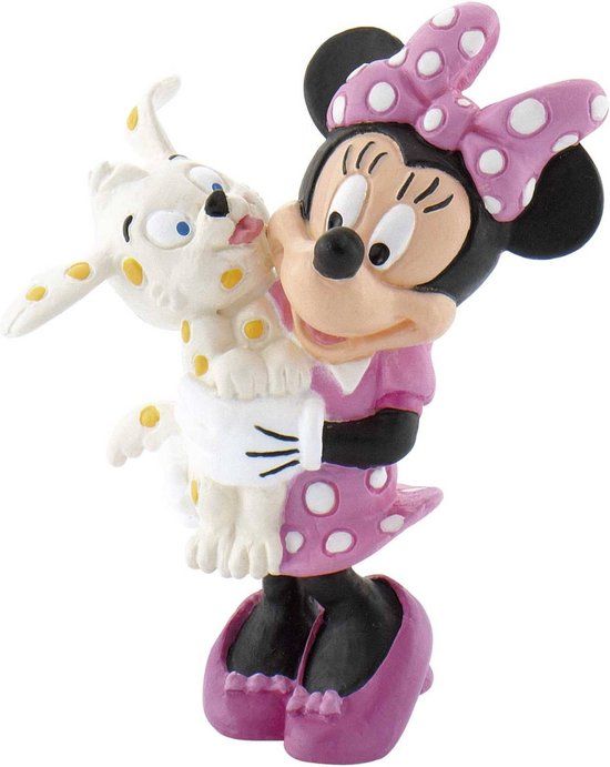 Bullyland Minnie Mouse met hondje speelfiguur