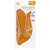 Tulip KS-400450 breinaalden, bamboe, beige, 40 cm x 4,5 mm