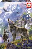 EDUCA - Loups sur Rochers Puzzle - 500 Pièces - Adultes - 11+