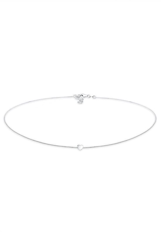 Elli Halsketting Choker Hartje 925 Sterling Zilver