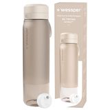 Wessper Waterfilterfles van Tritan 1l - Beige