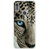 Y6S Oeil de léopard bedrukt siliconen hoesje