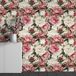 Papier peint panoramique roses 390 cm x 244 cm