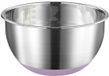 BeiJingLiangPinJiaZuoKeJiWenHuaFaZhanYouXianGongSi Bol à mélanger en acier inoxydable avec fond en silicone antidérapant - 24 cm, lavable au lave-vaisselle