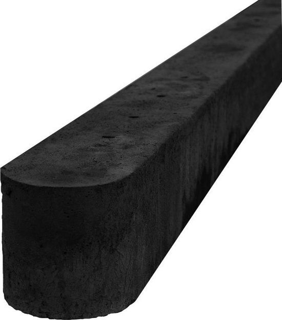 Intergard Betonpalen hout beton schutting antraciet 10x10x180cm