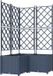 vidaXL Plantenbak 3 st Grijs 80 x 80 x 143 cm PP