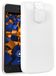 mumbi Echt leren hoesje compatibel met Wiko Jimmy hoes leren tas case wallet, wit