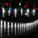 Monzana Lichtketting Kerstmis ijspegel 40 LED's 10,4m