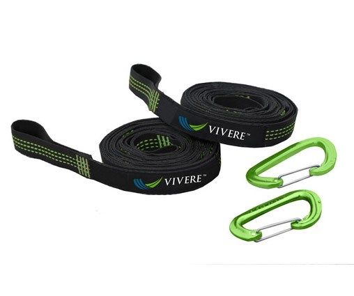 Vivere Ults Draagband Zwart 25,4 mm