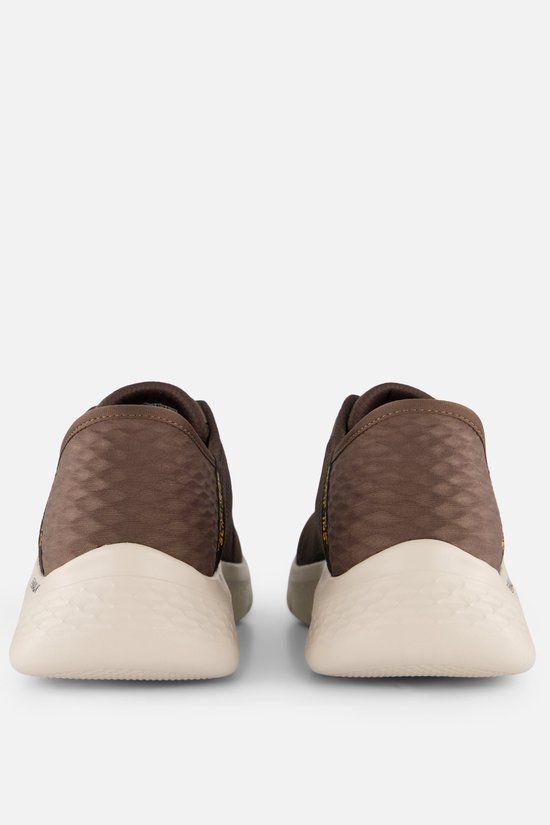 Skechers Slip-ins Go Walk Flex - Hands Up - Heren Instappers - Bruin