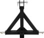StarTech Trekker-drie punts bevestiging - Aansluiting 5,08 cm - Gelast ijzer - Driehoekige trekstang - Drie bouten - L 48,26 cm, B 69,85 cm - Zwart