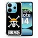 Cokitec Versterkte hoes voor Xiaomi Redmi Note 14 4G Manga One Piece Doodshoofd