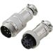 TRU COMPONENTS TC-13895616 Ronde connector Stekker, Buscontact Totaal aantal polen: 7 Serie (ronde connectoren): GX16 1 set(s)