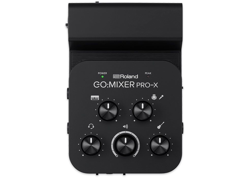 Roland GO:MIXER Pro-X Streaming Studio voor Smartphones - Zwart/Wit