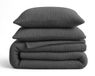 Sleeptime Couverture 2 en 1 Mousseline - Couverture sans Housse de Couette Incluant Taie d'oreiller - 240x200 - Anthracite