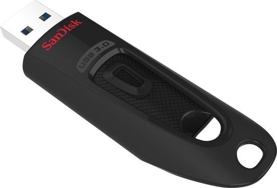 SanDisk Ultra 32GB USB Flash Drive - Red - 130MB/s Read - USB 3.0