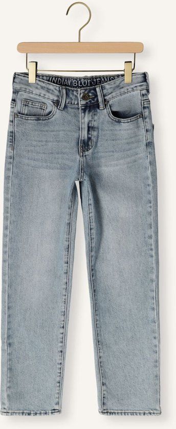 Indian Blue Jeans 2656 Wide Loose Used Jeans Jongens Broek Lichtblauw Maat 122