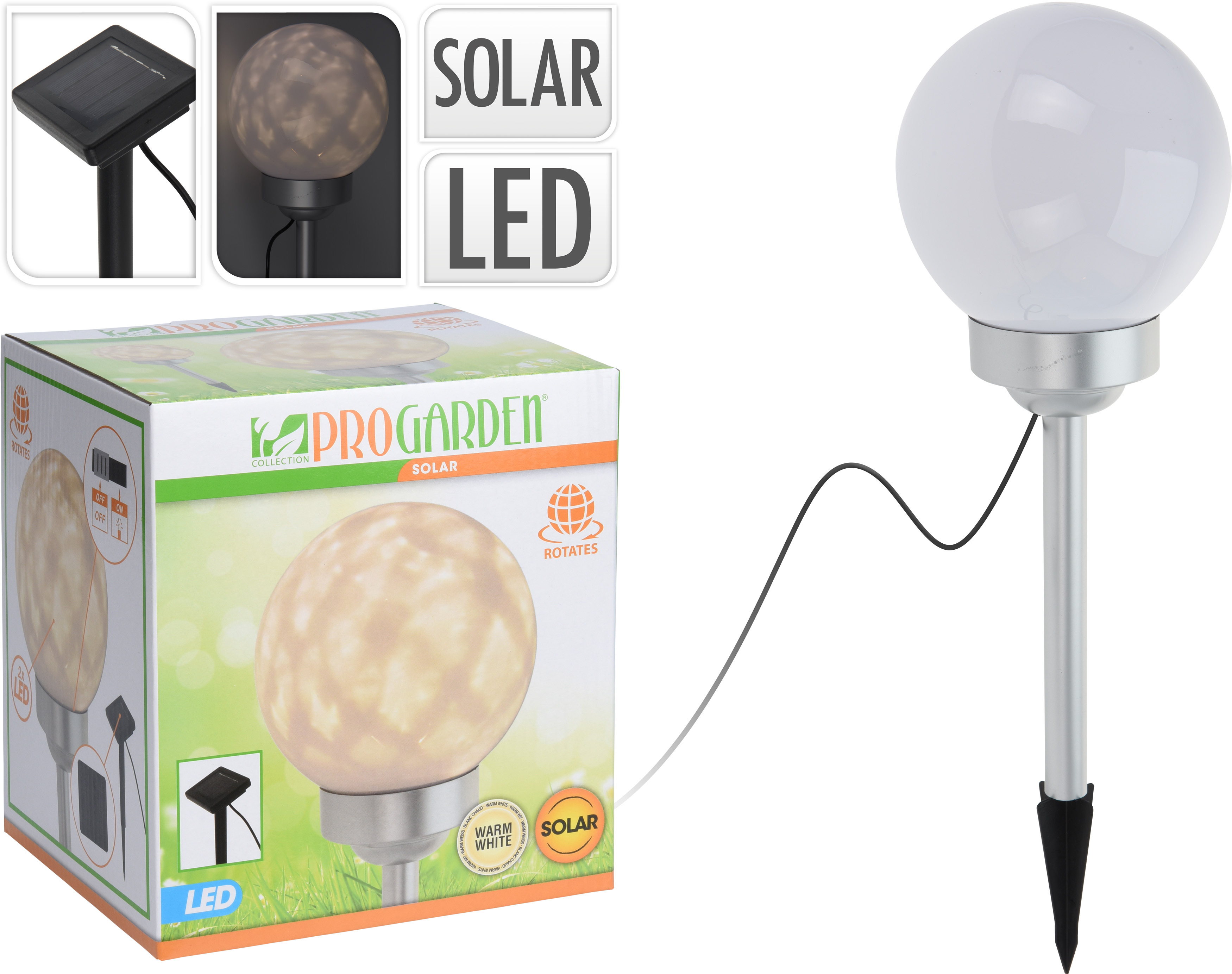 Nampook Solarbal 15 cm Ww Led