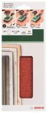 Bosch set de 10 pièces de papier abrasif pour ponceuse vibrante 93 x 230 mm non perforé - grain 60