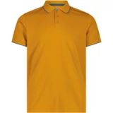 CMP Piqué polo Heren Kurkuma Polyester Korte mouw 4XL